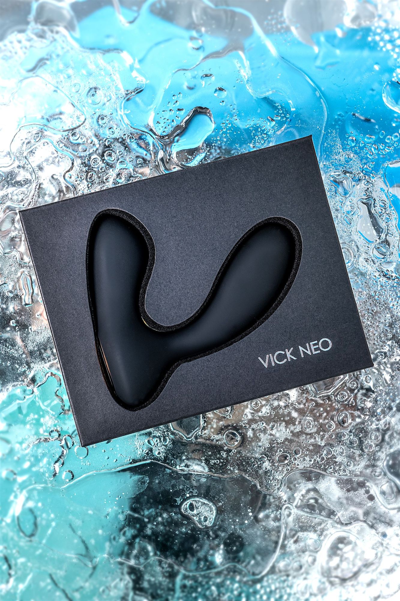 стимулятор простаты svakom vick neo, силикон, чёрный, 10 см в Симферополе