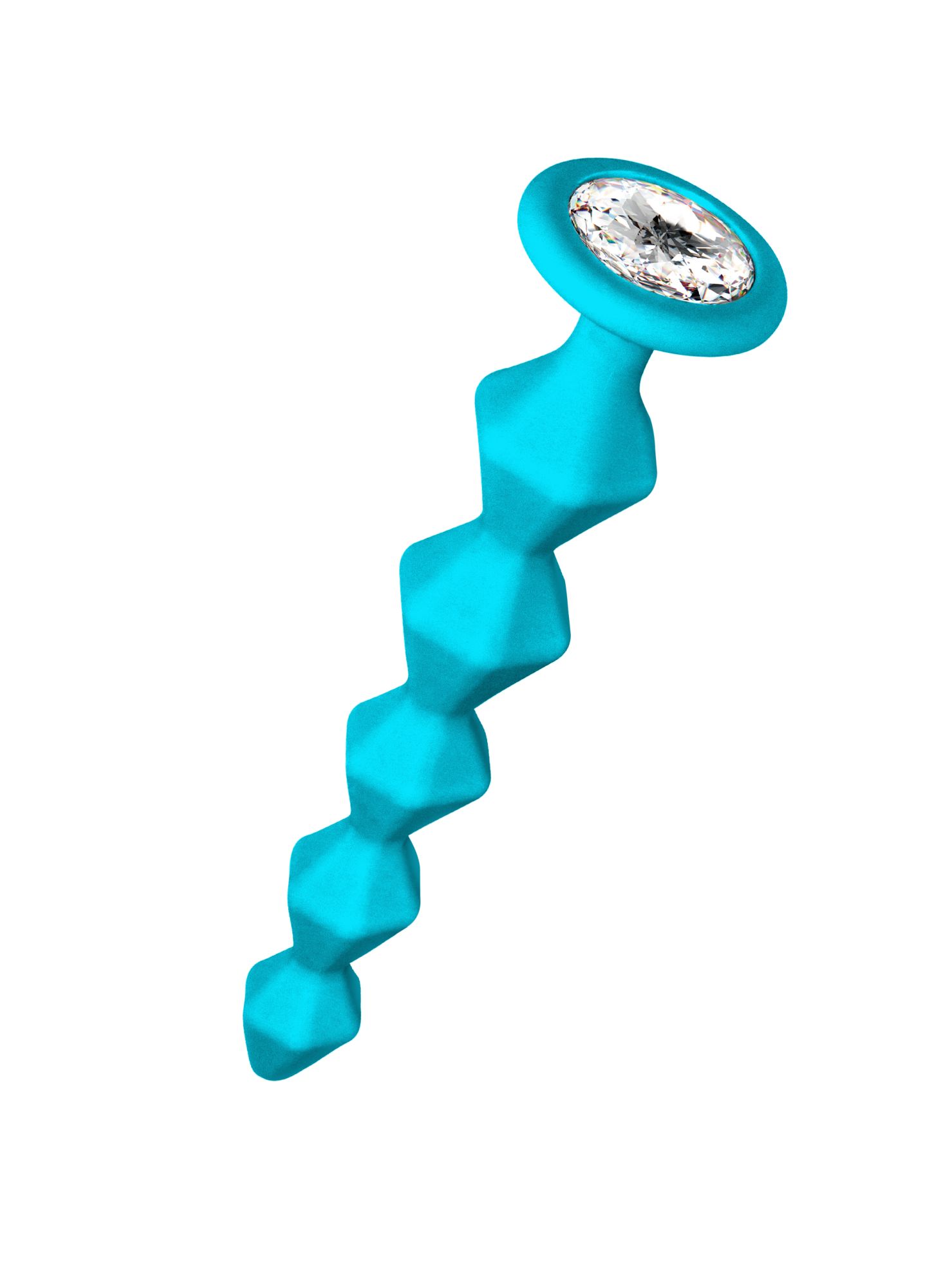 анальная цепочка с кристаллом emotions buddy turquoise 1400-02lola в Симферополе