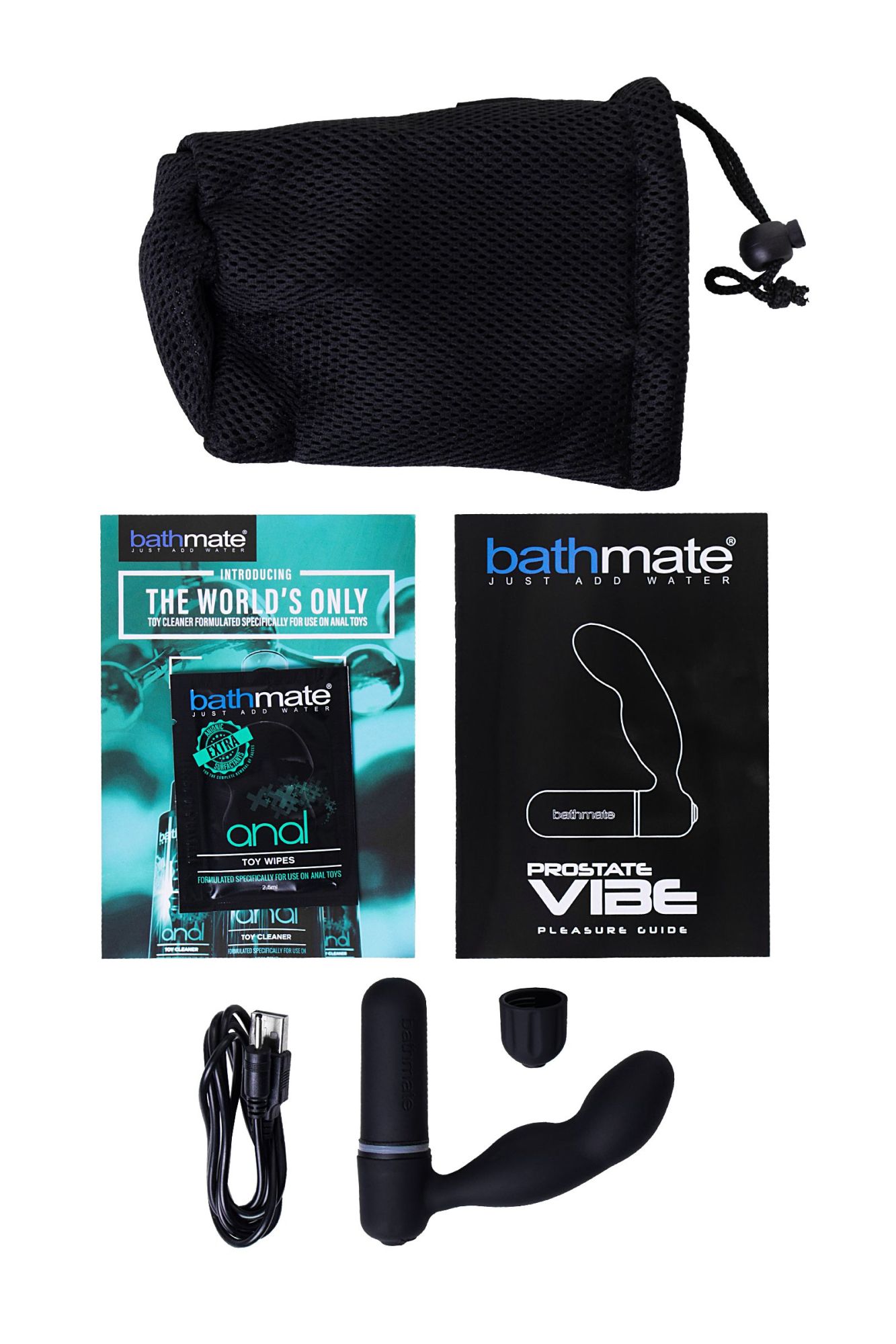 стимулятор простаты bathmate  vibe, abs пластик, черный, 10,5 см в Симферополе