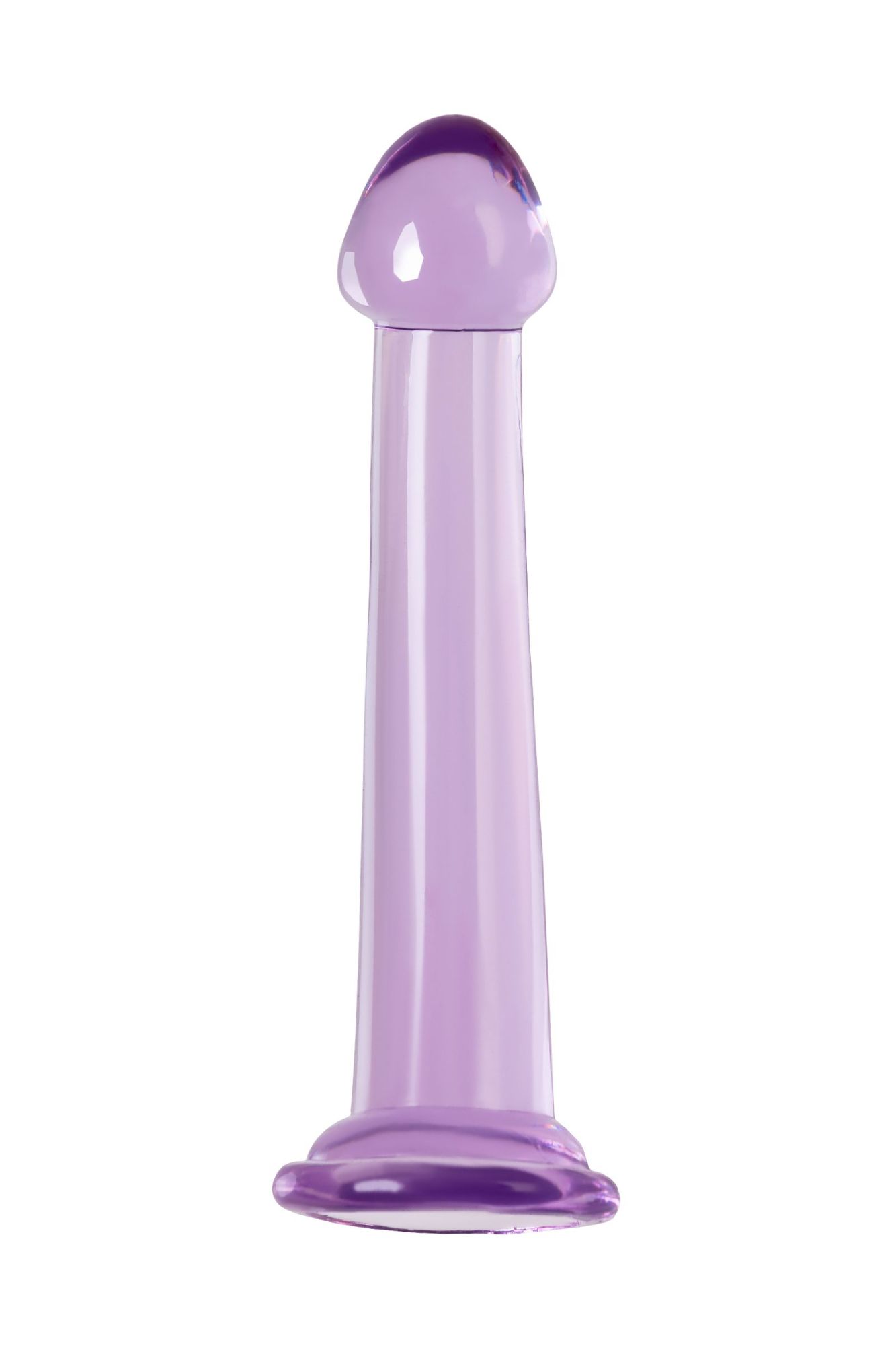 нереалистичный фаллоимитатор jelly dildo s toyfa basic, tpe, фиолетовый, 15,5 см в Симферополе