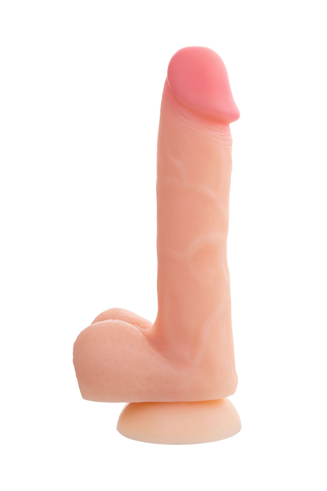 фаллоимитатор realstick silicone hugh j, телесный, 20,5 см в Симферополе