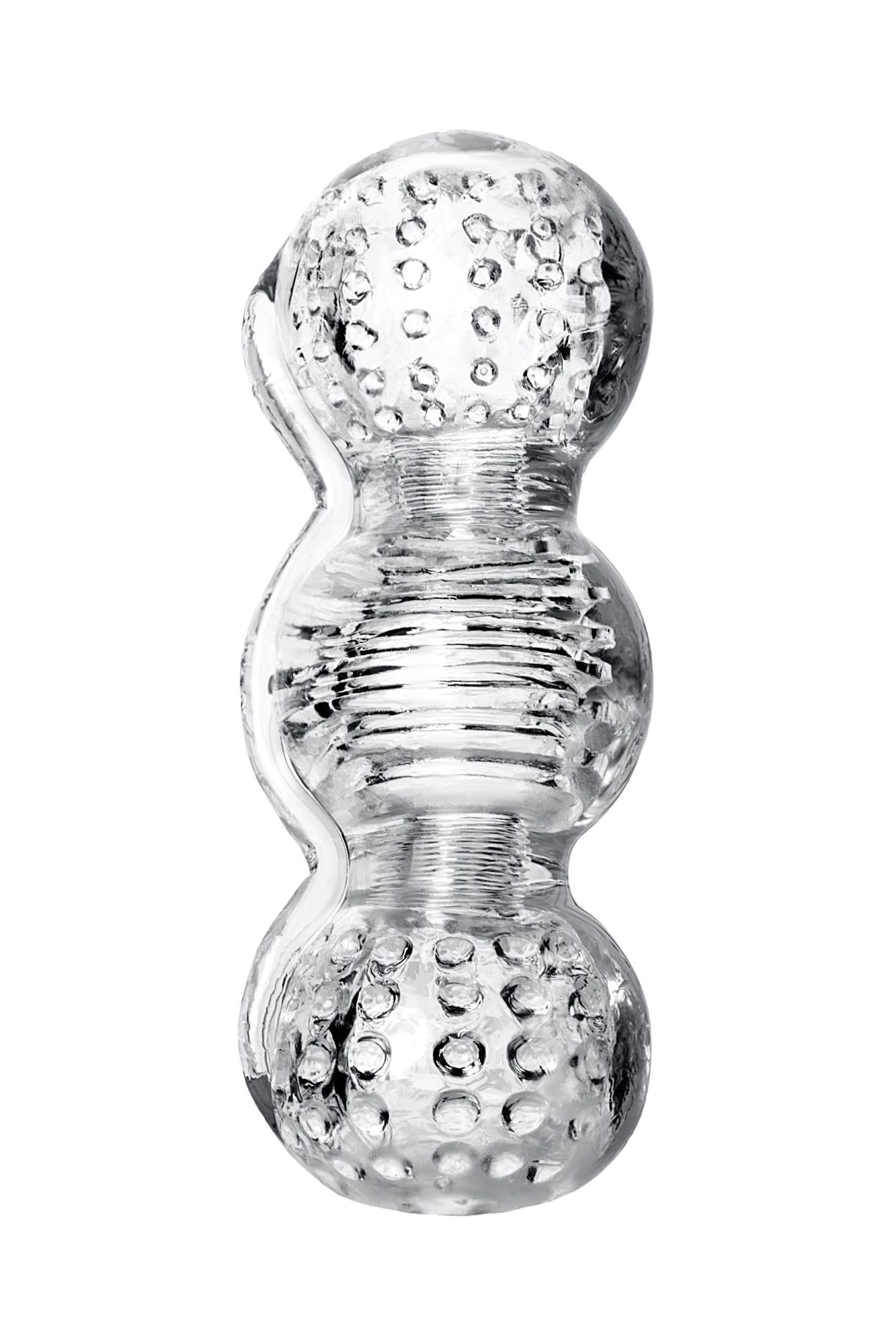 мастурбатор нереалистичный lingam by toyfa rashmi, tpe, прозрачный, 15,5 см в Симферополе