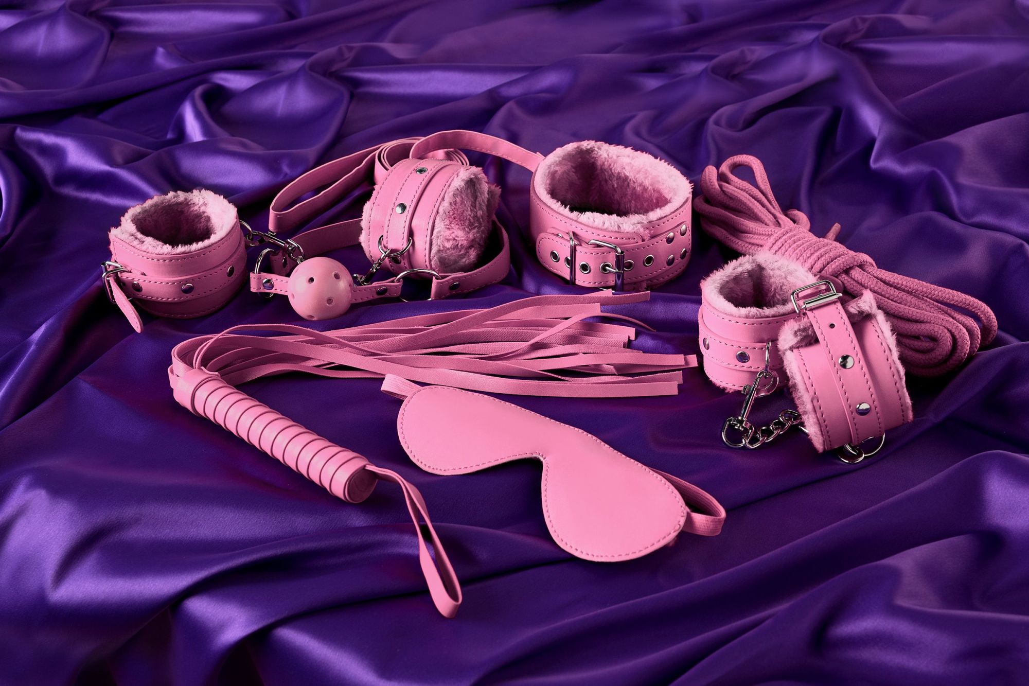 набор для ролевых игр eromantica bdsm nice, розовый в Симферополе
