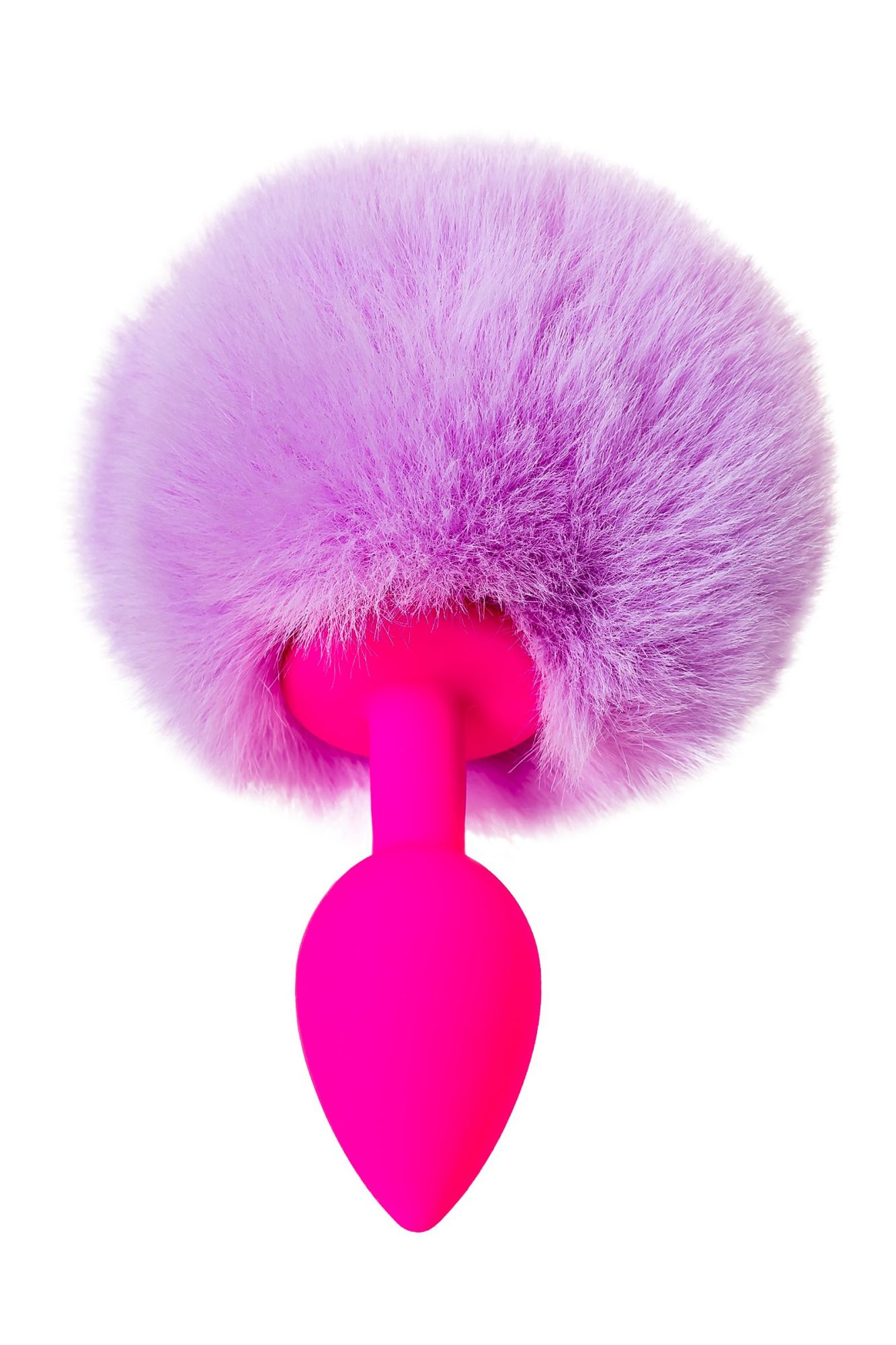 анальная втулка с хвостом todo by toyfa sweet bunny, силикон, розовая в Симферополе