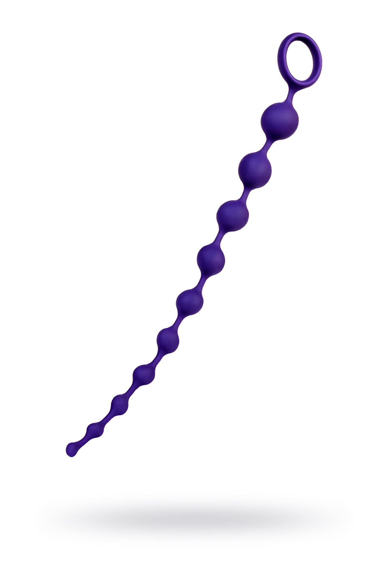 анальная цепочка todo by toyfa grape, силикон, фиолетовая, 35 см, ø 2,7 см в Симферополе