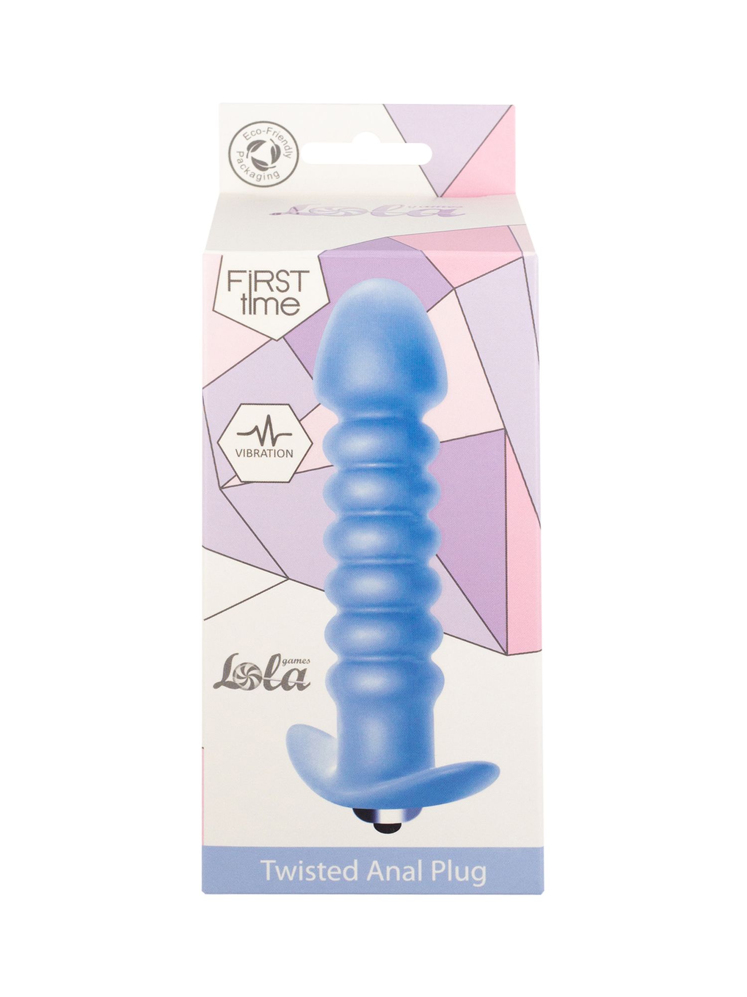 анальная пробка с вибрацией twisted anal plug blue (батарейки ааа) 5007-02lola в Симферополе