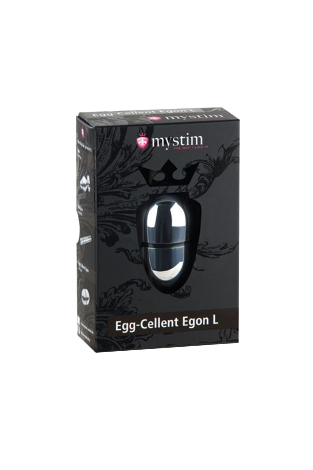 электростимулятор яйцо mystim egg-cellent egon l, хирургическая сталь, серебряный, 7 см в Симферополе