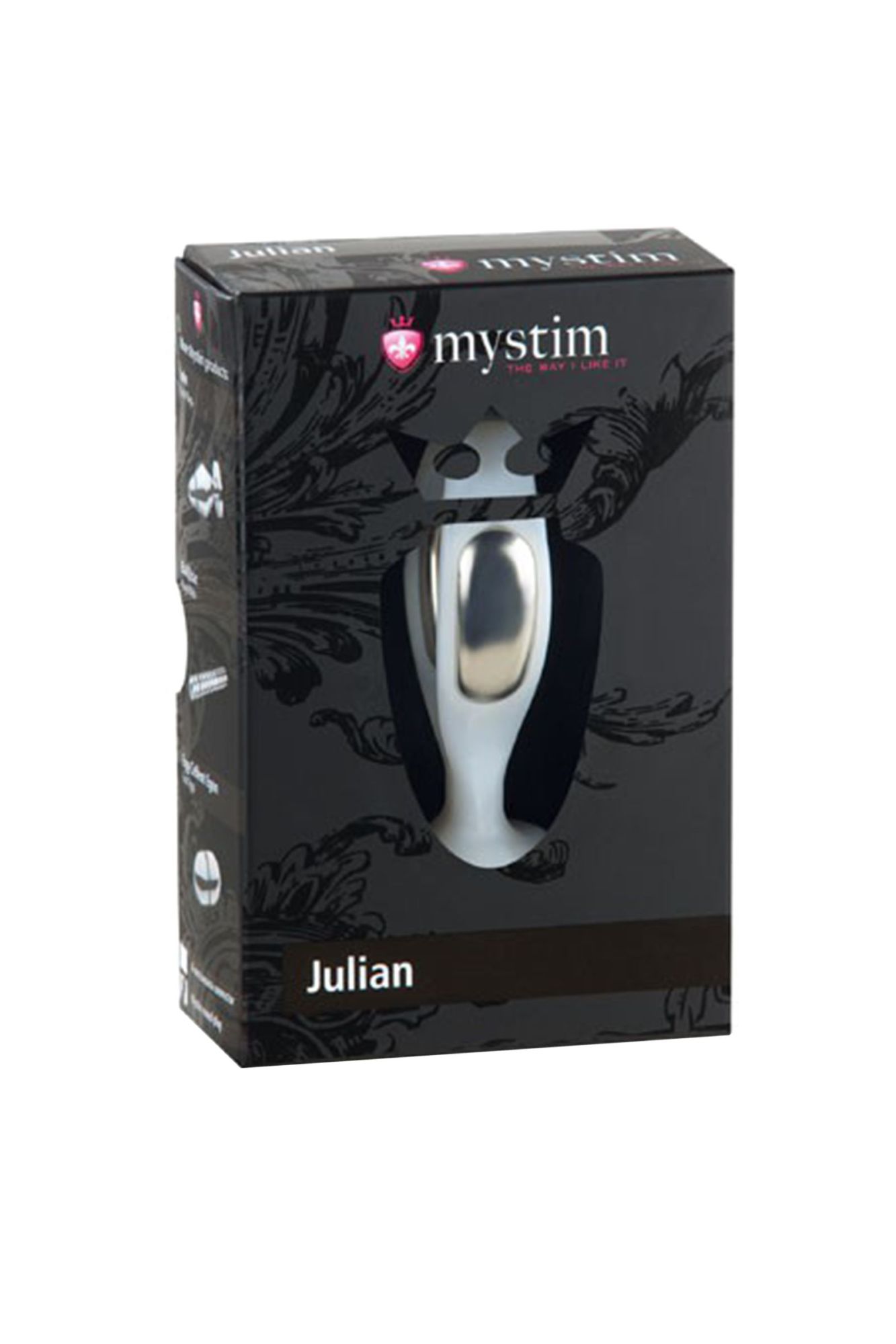 вагинальный электростимулятор mystim julian, abs пластик, белый, 7,9 см в Симферополе